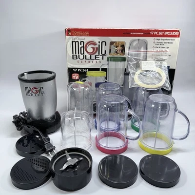 Magic Bullet Express Blender 17 Pc Set Smoothie Chopper Juicer (READ DISC) - Image 1 of 4
