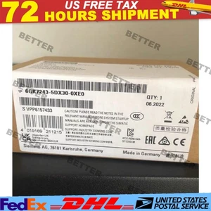 New Siemens 6GK7 243-5DX30-0XE0 6GK7243-5DX30-0XE0 communications CM 1243-5 - Picture 1 of 5