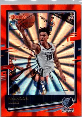 2020-21 Donruss #192 Brandon Clarke Holo Orange Laser - Image 1 of 2