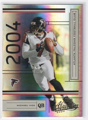 2004 Playoff Absolute Memorabilia Retail Michael Vick Atlanta Falcons #5 - Image 1 of 2