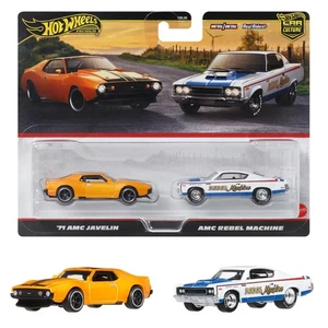 Mini coche de juguete Hot Wheels Premium '71 AMC Javelin AMC Level Machine - Imagen 1 de 7