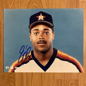 Foto autografiada firmada por Eric Anthony de 8x10 de los Astros de Houston - Imagen 1 de 1
