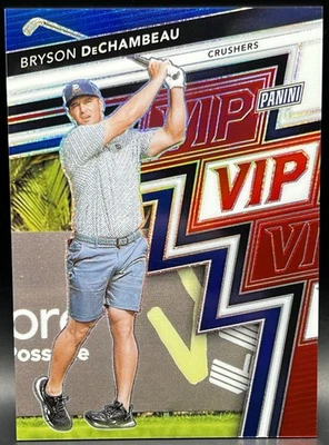 Bryson Dechambeau - Red White & Blue Prizm /25 - 2025 Panini National VIP Gold - Image 1 of 2