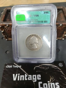 1932-S ICG VG8 SILVER WASHINGTON QUARTER *KEY DATE* ⭐⭐⭐ - Picture 1 of 10