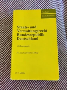 Staats- und Verwaltungsrecht Bundesrepublik Deutschland: Mit Europarecht - Bild 1 von 3