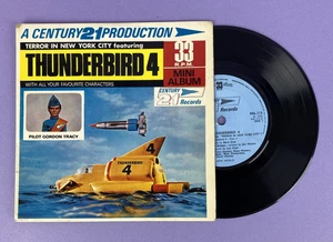 Thunderbirds 4 Terror In New York City Century 21 33rpm Mini Album 7" Record - Picture 1 of 5