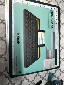 Logitech - K480 Tenkeyless (TKL) Bluetooth Membrane Multidevice Keyboard - Black - Picture 1 of 3