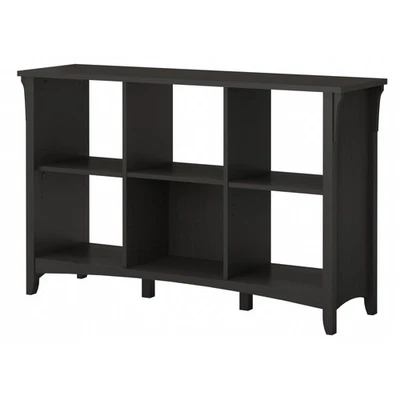 Bush Furniture Salinas Cube Shelf and Bookcase | Display 6 Shelves | Modern - Image 1 of 4