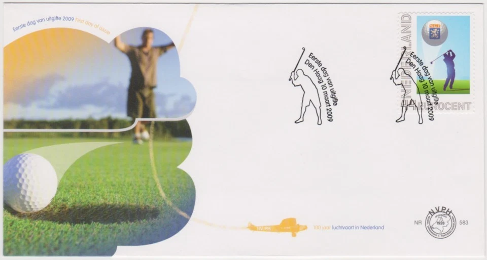 Netherlands FDC 2009  NGF Netherlands Golf Federation, mint - Image 1 of 1