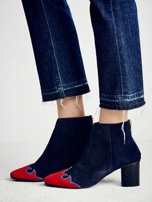 Botín Free People Adelle azul y rojo talla 8 precio de venta sugerido por el fabricante: 195 USD Foto 1 de 4