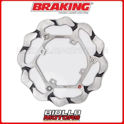 S34010 DISCO FRENO ANTERIORE SX BRAKING SUZUKI RMZ 250 2011 - WAVE SEMIFLOTTANTE — 第 1/4 张图片