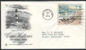 US. 1448-51. 2c. Cape Hatteras, National Park. Art Craft FDC. 1972 - Picture 1 of 1