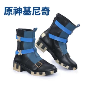 Genshin Impact Kinich Cosplay Shoes Mid-calf Boots Halloween Party Costume Shoes - Picture 1 of 11