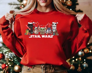Christmas unisex jumper,2024 Disney Group trip sweatshirt,Star Wars christ (swt) - Picture 1 of 4