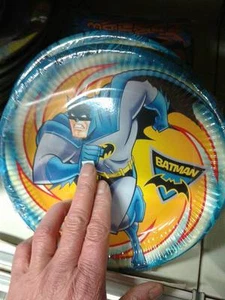 kit festa batman 8 piatti piccoli 8 grandi 16 tovaglioli 8 bicchieri - Picture 1 of 1