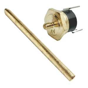 ELECTRIC 12 VOLT COOLING FAN THERMO-STAT RADIATOR PUSH PROBE TEMP-ERATURE SWITCH - Picture 1 of 7