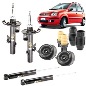 KIT 4 AMMORTIZZATORI + TAMPONI ANTERIORI FIAT PANDA 1.2 Natural Power METANO - Foto 1 di 7