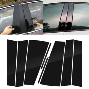 For Honda Odyssey 2018 2019 2020 2021 2022 8pcs Set Black Pillar Posts Trim - Foto 1 di 9