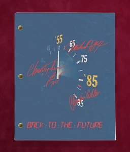 Back To The Future Complete Movie Script With Reproduction Signatures - Picture 1 of 5
