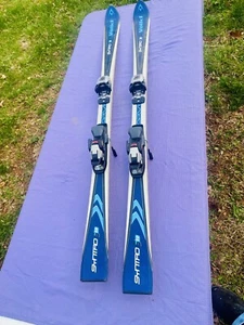 EXCELLENT VOLKL Syntro S10 Skis W/ Logic Marker M5 Eps Bindings 63” 160cm - Picture 1 of 10