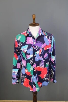 Vintage Wranger Multicolor Aztec Long Sleeve Western Shirt Size 16.5 35 - Image 1 of 4