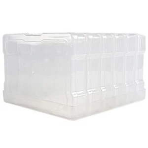Transparent 4" x 6" Photo Storage Boxes - Photo Organizer Cases Photo Keeper ... - Picture 1 of 7