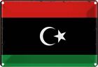 Blechschild Wandschild 20x30 cm Libyen Fahne Flagge Geschenk Deko