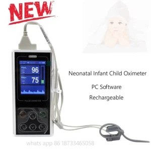 Neonatal Infant Handheld Digital Spo2 Oximeter Blood Oxygen Pulse Heart Rate SW - Picture 1 of 12