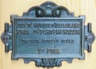 Antique French carriage coach horse show iron plaque prize Brittany 1904 or 1913