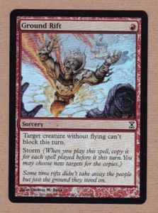 MTG - Ground Rift - Time Spiral - Common NM/MT - Foil Single Card - Picture 1 of 2