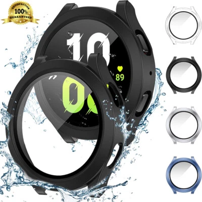 Samsung Galaxy Watch 4 5 6 7 FE 40/44 Tempered Glass Protector Screen Lot Cover
