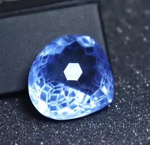 41 Karat Birnenschnitt zertifizierter natürlicher Santa Maria blau Aquamarin loser Edelstein - Bild 1 von 7