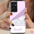 Personalised Marble Phone Case Cover Gel for Apple iPhone Samsung Galaxy 062-7