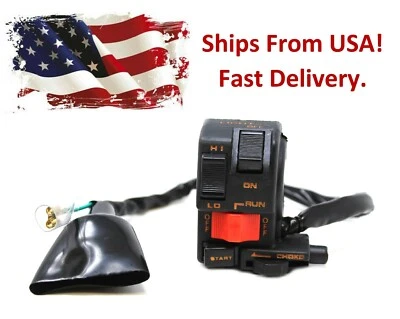 L/H Light Kill Start Combination Handle Switch 35200-HA6-013 for Honda 1985-1987 - Image 1 of 4