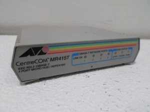 Allied Telesyn CentreCOM IEEE 802.3 10-BASE-T 4 Port Mini-Hub AT-MR415T - Picture 1 of 8