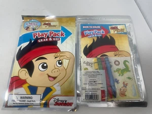 Nuevo Jake y los Piratas del País de Nunca Jamás Juego Kit Libro para Colorear Pegatinas Juego de 2 - Imagen 1 de 4