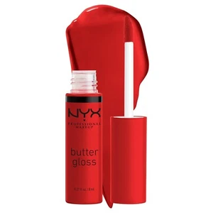 NYX PRO MAKEUP Butter Gloss, Non-Sticky Lip Gloss - Apple Crisp (Modern Red) - Picture 1 of 3