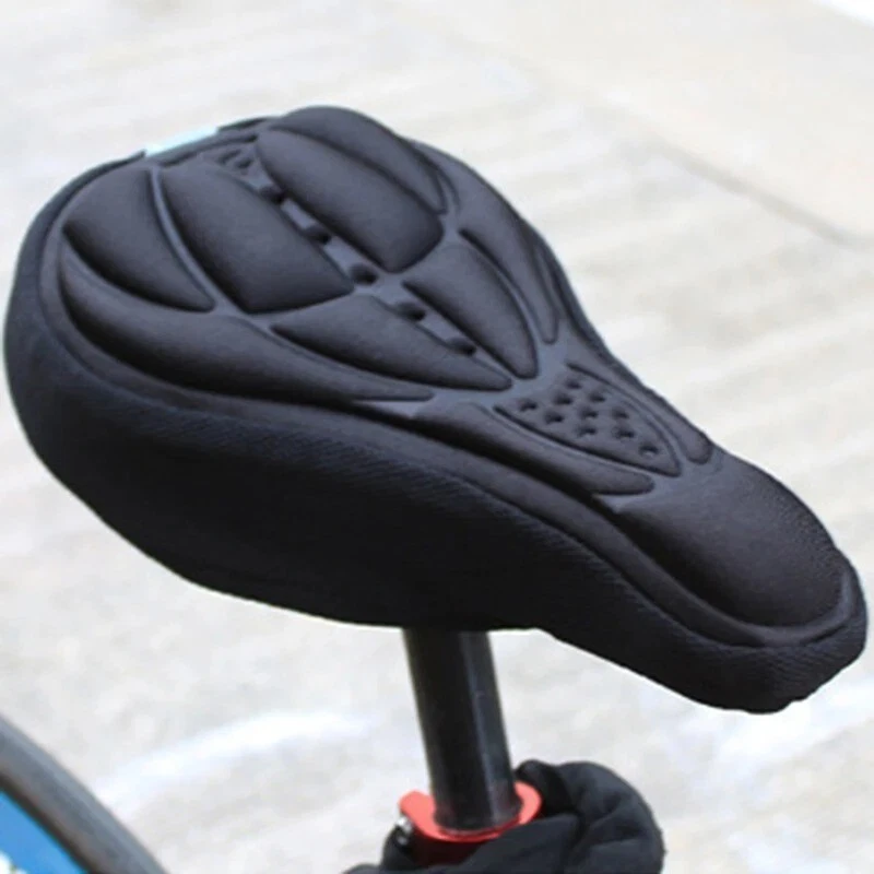 Almohadilla de sillín suave funda de cojín asiento de silicona de gel para bicicleta de montaña bicicleta nuevo Foto 1 de 4