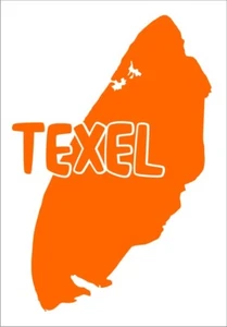 Aufkleber Insel Texel, Urlaub in Holland, Niederlande,Folienschnitt  - Bild 1 von 11