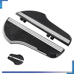 Tableros de piso delanteros estribo para Harley Street Glide Fat Boy FL Softail Trike - Imagen 1 de 11
