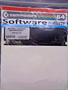 COMMODORE 64/128 -- MICHAEL JACKSON MOONWALKER (U.S. GOLD - DISK) - Bild 1 von 2