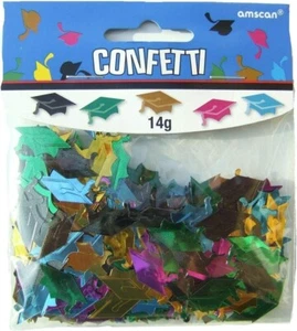 2 Packs Graduation Mini Hats Table Foil Confetti Birthday Party Craft Decoration - Picture 1 of 2