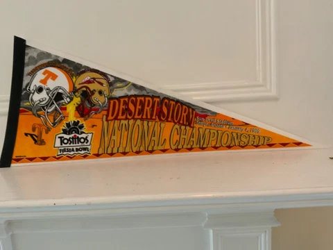 UT Tennessee Volunteers 1998 National Champions Pennant  vs Florida State  30” Cover