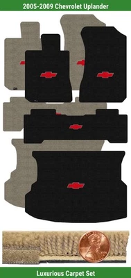 Juego de alfombrillas de lujo personalizadas para Chevrolet Uplander '05-09 con logotipo (4 piezas) #FQG Foto 1 de 4