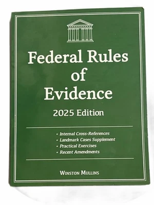Federal Rules of Evidence Book 2025 Paperback New - Image 1 of 2