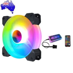 COOLMOON 120mm Chassis RGB Cooling Fan Gorgeous Lighting Quiet Radiator Heatsink - Zdjęcie 1 z 24