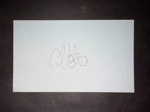 Tarjeta índice firmada 3x5 Carlos Fisher, REDS (debut 2009) (HS) - Imagen 1 de 1
