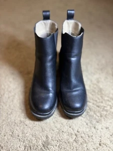 Steve Madden Botas Mujer 7.5 Amuleto Negro Motociclista - Imagen 1 de 7