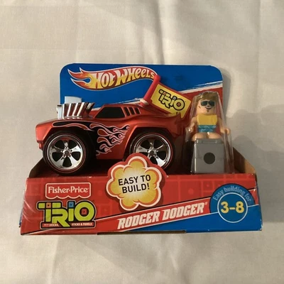Hot Wheels Fisher Price Trio Rodger Dodger Easy To Build 3-8 Years - RARE - NEW - Image 1 of 4