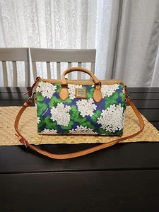 Dooney & Bourke GU 661 WH Grün Blau Dillen Leder Umhängetasche - Bild 1 von 19